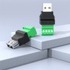 PENGLIN 4pcs USB 2.0 Type A Male Female 4 Pin
