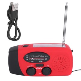 QQT088 ABS Solar Energy Emergency Multifunction Hand Crank Radio Support FM/AM Flashlight