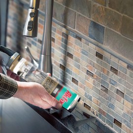 Akfix 100S RTV 100% Silicone Caulk Clear (1x10.1 fl.oz.) - Sanitary Applications, Waterproof & Low Odor Sealant for Kitchen and Bathroom, Bathtub, Shower, Sink - Anti Shrink Caulking | Clear, 1 Pack