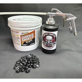 Gal. PB Blaster Black, Semi Pro Undercoating Gun, 1 Wand, 1 B Qt. Bottle, and 50 Rust Plugs