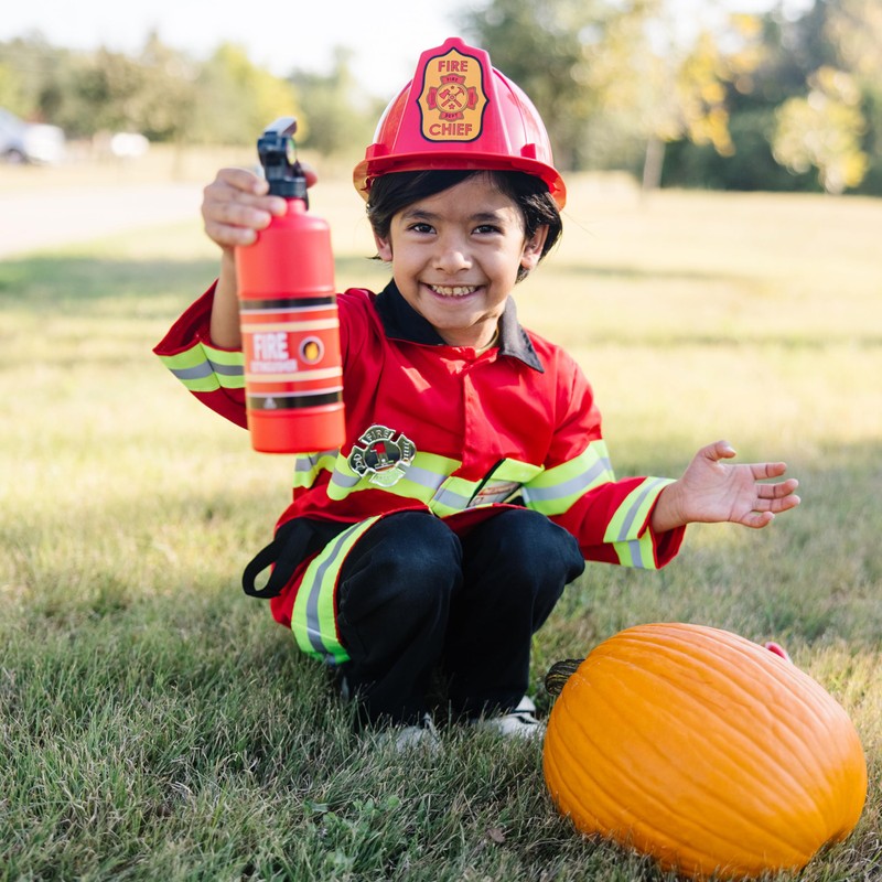 Melissa & Doug Fire Chief Role Play Costume Dress-Up Set
