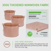 VIVOSUN 5-Pack 25 Gallons Grow Bags Heavy Duty Thickened Nonwoven