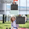 Children's Garment Bag, Foldable Children's Garment Bags with 5 Pockets,