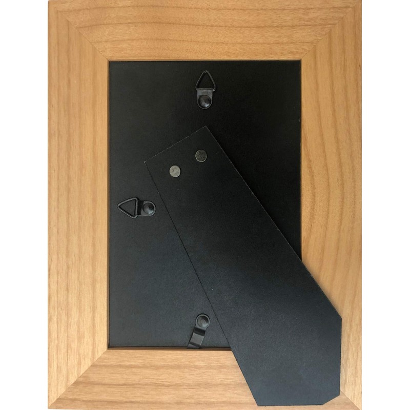 Best Pilot Ever Engraved Natural Wood Picture Frame with Wings