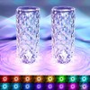 2 x LED Crystal Table Lamp, Crystal Diamond Table Lamp,
