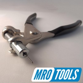 25 3/32 & 25 5/32 Heavy Duty Cleco Sheet Metal Fasteners + Cleco Pliers w/Carry Bag (KHD4S50-6)