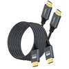Twozoh 4K HDMI Cable 5M 2 Pack, Nylon Braided High
