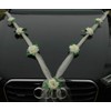 Autoschmuck Organza M garland with roses for bride and groom