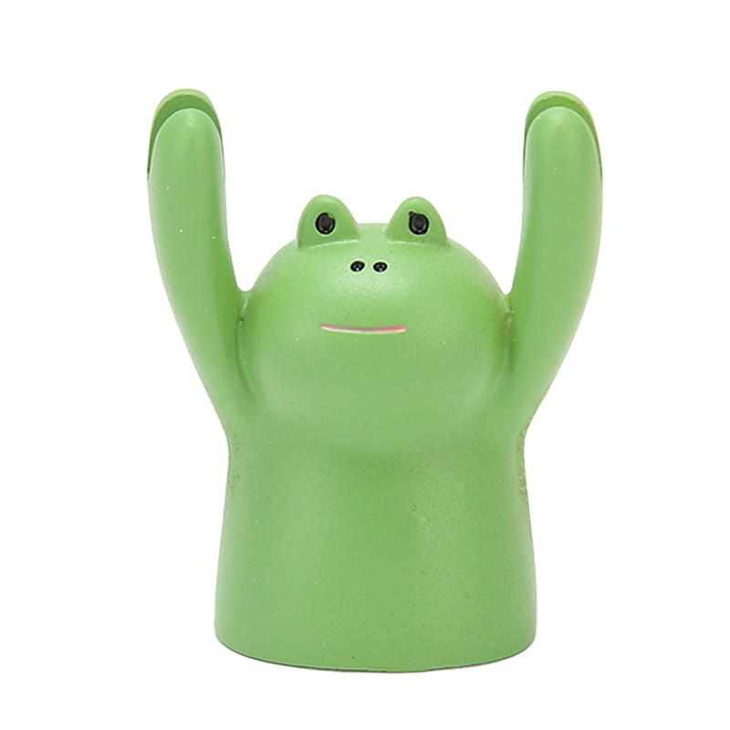 4Pcs Desktop Card Holder Resin Cartoon Animal Shape Cute Message