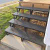 Pylex 13904 Riser 4 Steps Steel Stair Stringers, Black