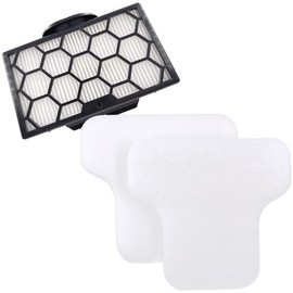 Dttery Filter Replacement for Shark CZ350 CZ351 CZ2001 Vertex Canister Pet Bagless DuoClean PowerFins Corded Vacuum Part XHPCZ350 XFFKCZ350