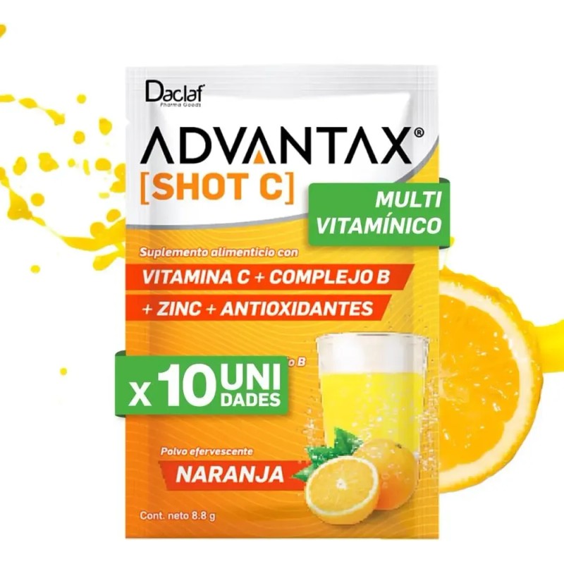 Shot C Vitaminas A D E Complejo B + Antioxidantes