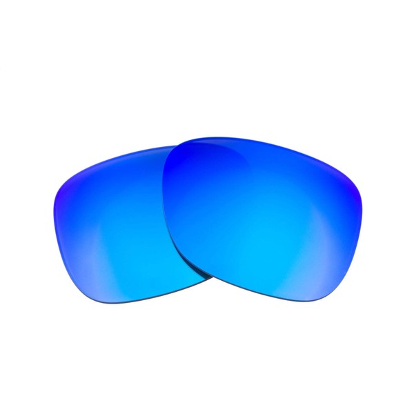 Lentes polarizadas de repuesto para anteojos de sol Rayban Justin RB4165 (54 mm), fabricadas en Estados Unidos, Gris polarizado con espejo azul, 54 mm