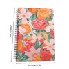AIMALL 4-Pack A5 Loose-Leaf Floral Notebooks, Small Fresh Coil Notebooks
