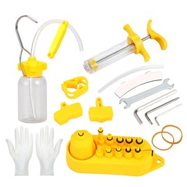 Mountain Hydraulic Disc Brake DOT Mineral Oil Bleed Kit, Mineral Oil Bleed Repair Tool Kit Hydraulic Disc Brake Bleed Repair Tools Kit for MTB Mountain