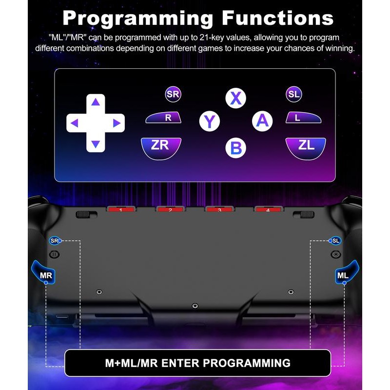Switch Joypad Controller Compatible with Switch and Switch OLED Console,