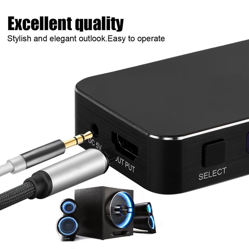 HDMI 2.1 Switch Splitter 4x1 Repeater Switch Box Hub HDCP2.2HDR4K/60HZ