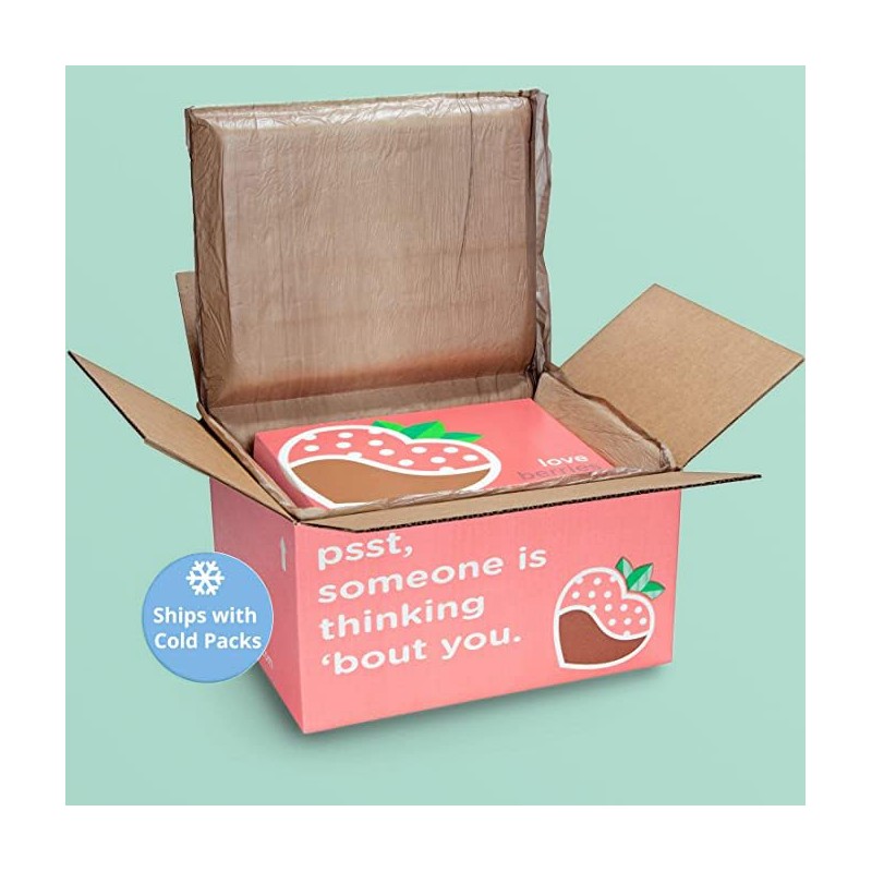 12 Milk & Dark Chocolatey Sea Salt Covered Strawberries by