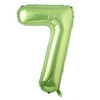 40 inch Large Green Foil Number 0-9 Helium Balloons Figures