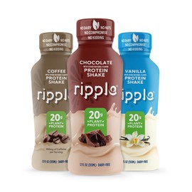 Ripple 12 oz Protein Shakes (12 Fl Oz (Pack of 12), Variety Pack)