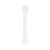McKesson Grab Bar for Bathtub and Showers, Streel, White, 12