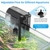 AQQA Aquarium Hang on Back Filter Whisper Fish Tank HOB