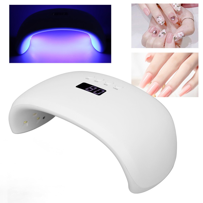 Nail Polish Dryer 24W Power 21pcs Light Chips Smart Sensing