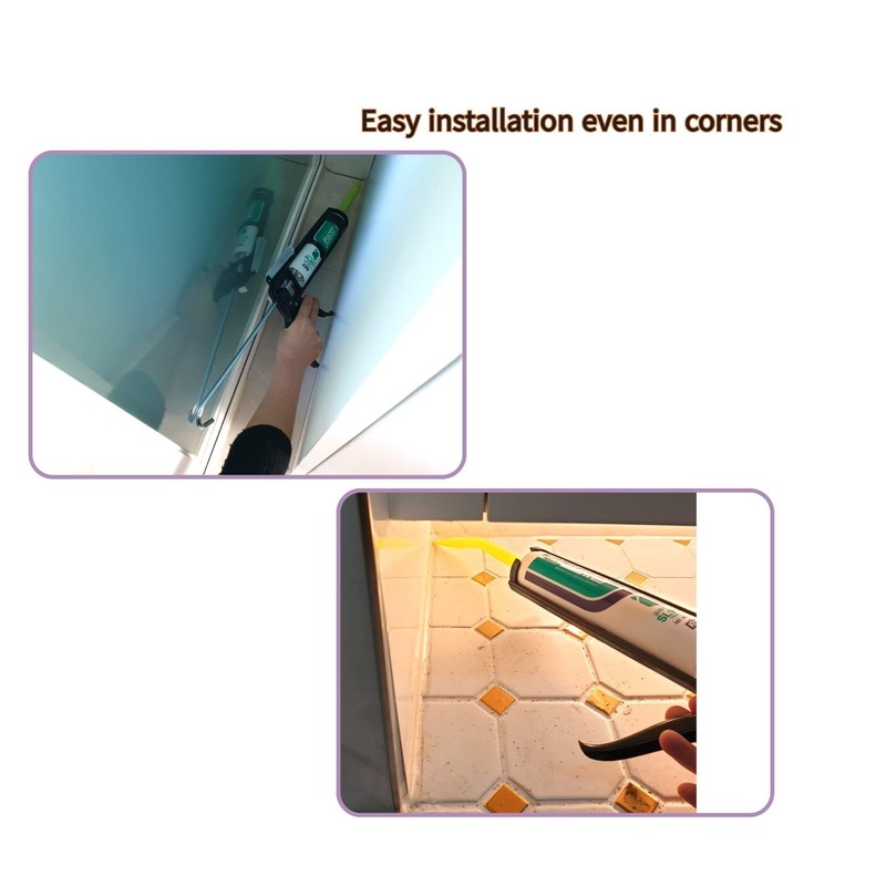 Angle/Long Plastic Nozzle Can be combined and extended, Caulk Applicator