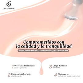 Cherimoya Esmalte Gel Semipermanente Nude Jelly Trasl?cido-nude Carne | 12ml Gel Translucido de Alta Calidad, 6 Colores Elegantes Efecto Cristal, Esma