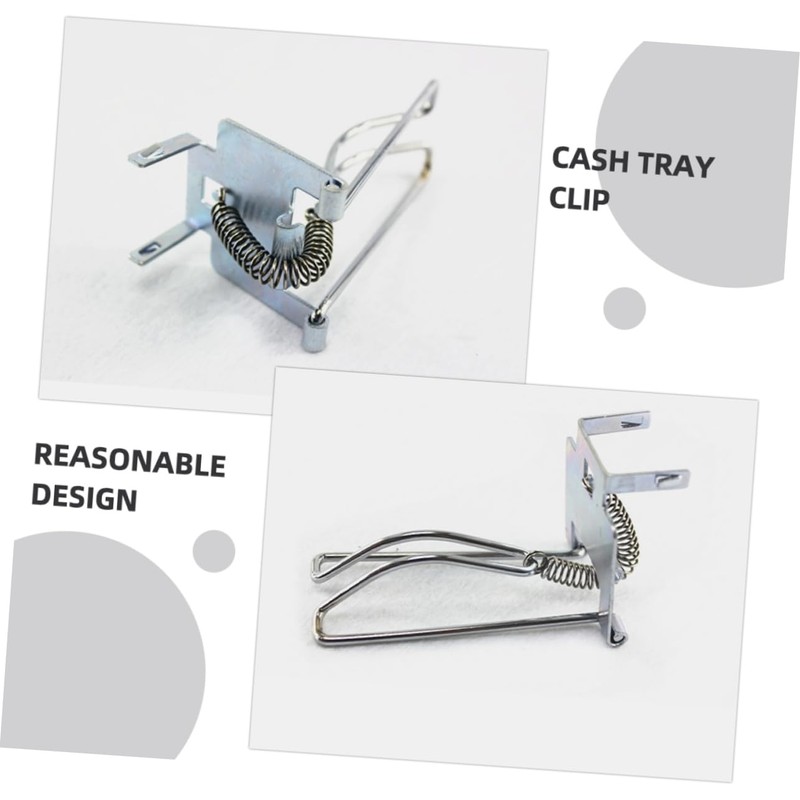 Operitacx Cash Drawer Replacement Clamps High Performance Clips Money Compartment