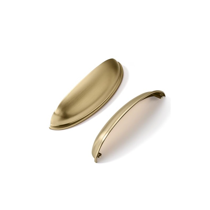 khtumeware 10 Pack 5" Drawer Pulls Champagne Bronze Cabinet Cup