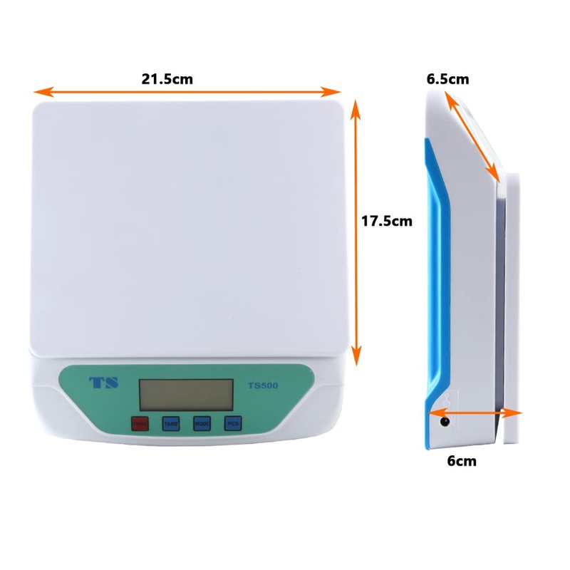 Postal Scale Shipping Scale, Accurate Digital 30kg 66lb/1g 0.1oz Back-Lit