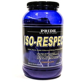 Pride Nutrition Whey Protein Isolate Shake- Iso-Respect Protein Chocolate 30 Servings?C Best Whey Protein Powder for Women & Men ?C No Lactose - Mixes with a Spoon