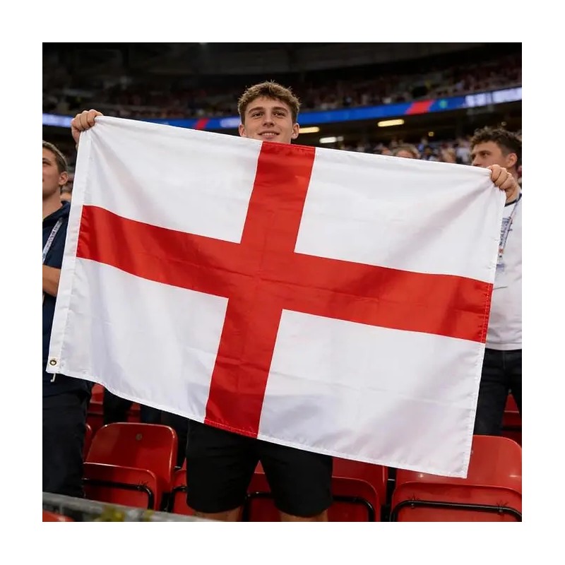 England Flag 3x5FT Polyester Waterproof St George's Cross Flag with