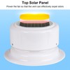 Solar Powered Vent Fan with Mounting Screws Ceiling Exhaust Ventilation