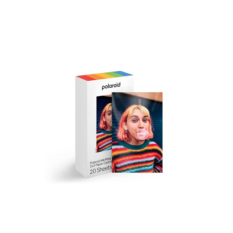 Polaroid Hi·Print Paper - 2x3 Paper Cardridge (20 Sheets)