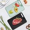 AiQInu Plastic Chopping Board, 37 x 25 cm, Rectangular Cutting