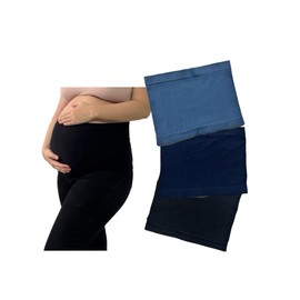 Generic Pack de 3 bandas para vientre maternidad, extensor de pantalones para maternidad sin costuras, para embarazo y postparto, (Multicolor 2), 56009080