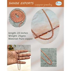 SHINDE EXPORTS pure copper necklace hasli neck chain for women