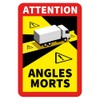 Mychicels 60 x Blind Spot Stickers Laminated UV Protection Truck