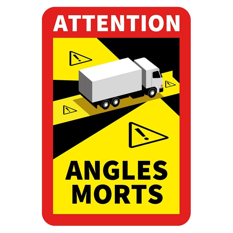 Mychicels 60 x Blind Spot Stickers Laminated UV Protection Truck