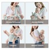 DOTOTO Mochila Portabebe, portabebe ergonomico para Niños Pequeños Recién NacidoAjustable,Cómodo