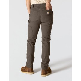Carhartt Women's The Essential Canvas Pant, Tarmac, 12