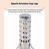 TAISOCA Spark Arrestor 8.7inch*2.36inch Chimney Rain Cap for Wood Stove