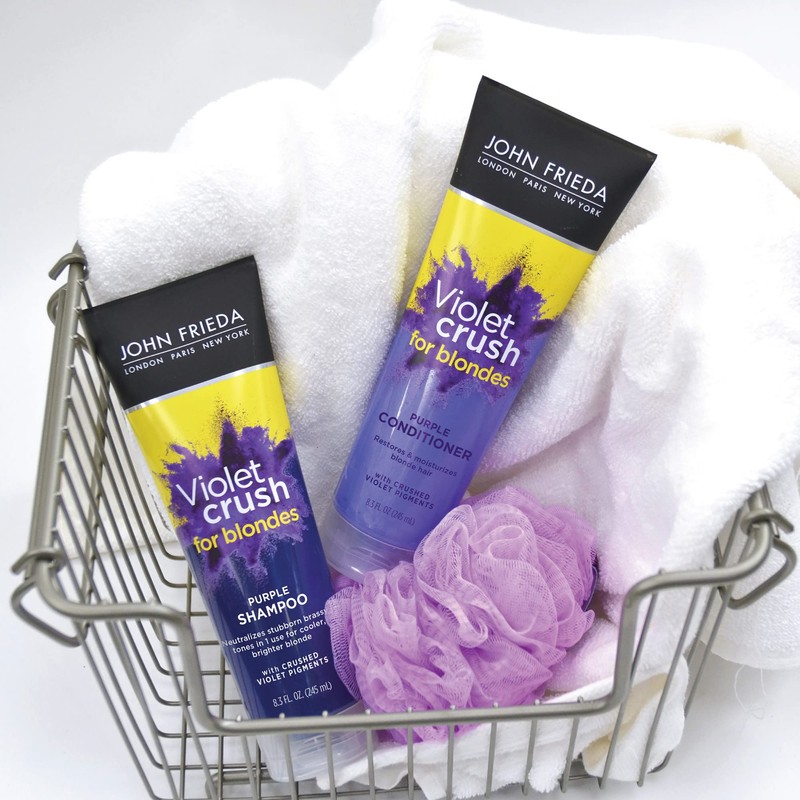 John Frieda Violet Crush Purple Conditioner, Conditioner for Brassy Blonde