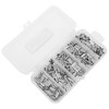 500PCS Single Double Barrel Crimping Sleeve Fishing Line Wire Leader