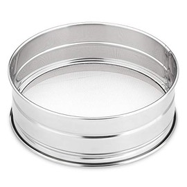 thermohauser Sieve Small (Stainless Steel), Fine, Mesh Size 2.5 x 1.4 mm, Diameter 0.25 cm