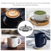 2pcs Stainless Steel Lid Metal Cup Lid Stainless Steel Cup