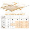 Lazy Daze Hammocks Double Rope Hammock, 2 Person Traditional Outdoor