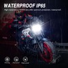 MIRUNNY 4 Inch Motorcycle Headlight,45W Cool White, Hi Lo Beam